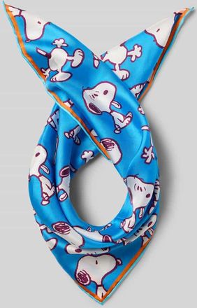 Codello Seidentuch mit Allover-Muster in Blau, Gr&ouml;&szlig;e 1