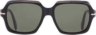 Persol Green Square Unisex Sunglasses PO0581S 95/31 54