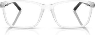 Ferrari x Scuderia Ferrari 55mm Pillow Optical Glasses in Matte Crystal at Nordstrom