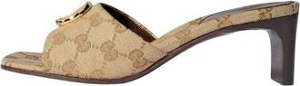 Gucci (WMNS) Gucci Slide Sandal with Double G Sand Dark Brown 871481-FAFUW-9611