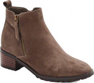 Blondo Womens Samara Bootie In Dark Taupe