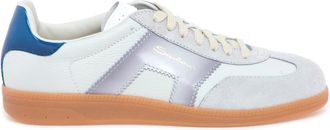 Santoni DBS Olympic - Heren - Sneakers - Wit - 46 EU - Leer - Schoenen
