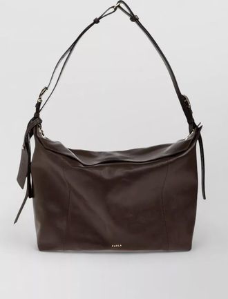 Furla ginevra l leather shoulder bag