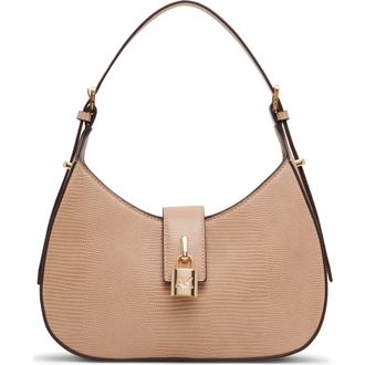 Anne Klein Curved Shoulder Bag in Mocha at Nordstrom Rack