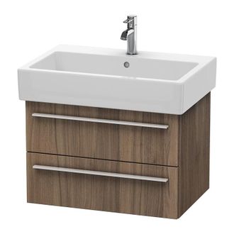 Duravit Duravit X-large Mueble De Pared 6342, 2 Cajones, 650mm Para Vero, Color (frente/cuerpo): Nogal Natural Decorado - Xl634207979