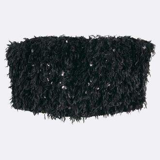 La Redoute Collections Hoofdband met zecchinos en veren, zonder boord