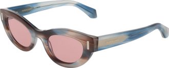 Ferragamo Pink Cat Eye Ladies Sunglasses SF2062SE 314 49