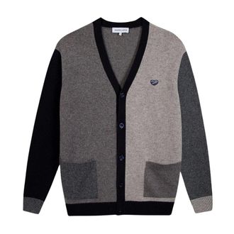 Maison Labiche Wollen vest - Heren - Truien - Grijs - Maat: S Wol