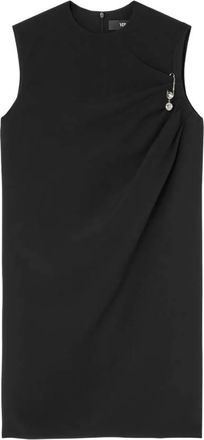 Versace Safety Pin Satin Shirt Midi Dress, Brand Size 38 ( US Size 2 )