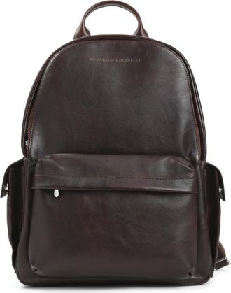 Brunello Cucinelli Heren, Tassen, Bruin, Maat: ONE Size Leer