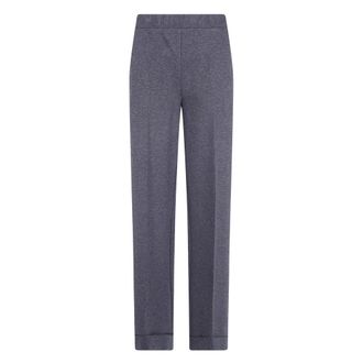 Semicouture Wide Trousers - Trousers - Mujer - Gris - 2XL
