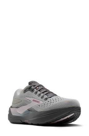 Brooks Ghost Max 3 Running Shoe in Harbor Mist/Poppy Seed/Pink at Nordstrom, Size 10.5