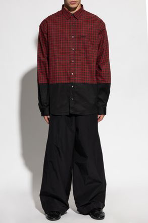 VETEMENTS Checked Shirt, Mens, Red