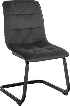 Clp Silla De Comedor Vermont En Terciopelo Negro