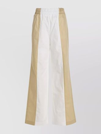Fabiana Filippi two-tone wide-leg trousers