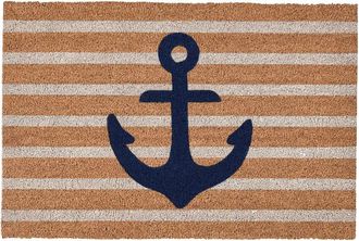Villa by Classic Home Villa By Classic Home Anchors Away Coir Doormat