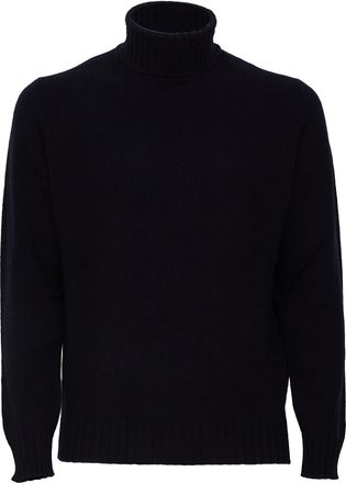 FILIPPO DE LAURENTIIS High-Neck Wool And Cashmere Sweater With Ribbed Details