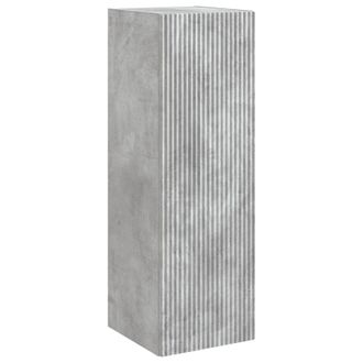 vidaXL Mueble De Ba&ntilde;o Montado En La Pared Gris Hormig&oacute;n Vidaxl