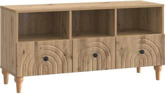 vidaXL Mueble De Tv 102 X 34,5 X 50 Cm Roble Artisan Vidaxl