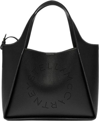 Stella McCartney Embossed Grainy Mat Crossbodytas - Dames - Shoppers - Zwart - ONE Size - Tassen