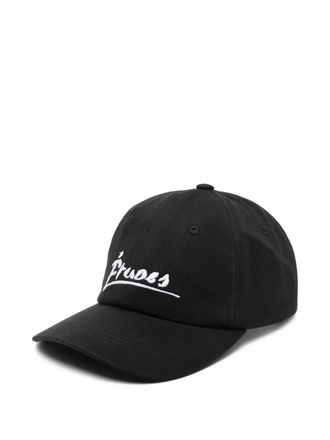 Études Studio logo-embroidered hat - men - Organic Cotton - One Size - Black