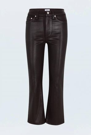 Pistola Denim Lennon High Rise Crop Boot Pant In Mocha