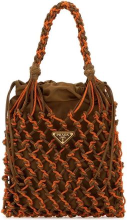 Prada Two-Tone Mesh Handbag
