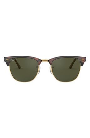 Ray-Ban 55mm Round Sunglasses in Tort at Nordstrom