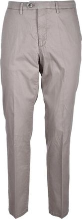Michael Coal Rekbare lycra elastan broek - Heren - Slim Fit Broeken - Bruin - W36 - Broeken