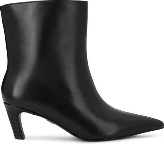 Kazar Instaplaarzen - Dames - Laarzen met Hak - Zwart - 38 EU - Leer - Schoenen