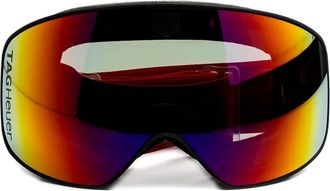 Tag Heuer logo-strap ski goggles - Black