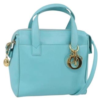 Dior Pre-owned Handbags, female, Blue, Size: ONE SIZE Pre-owned Vintage Hand Bag