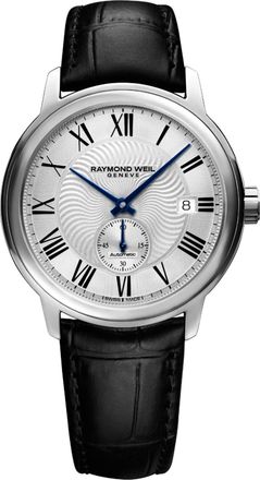 Raymond Weil Maestro Mens Black Watch 2238-STC-00659 Leather (archived) - One Size