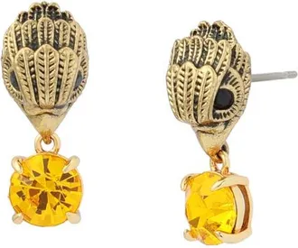 Kurt Geiger Small Eagle Stone Drop Earrings in Topaz at Nordstrom