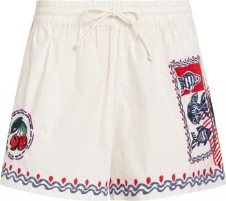 Marie Oliver Womens Larson Short In White