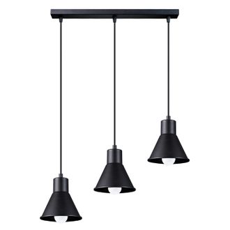 OEM L&aacute;mpara Colgante Tazilo 3 E27 Negra Lumilo 09.729.86