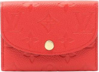 Louis Vuitton Pre-owned Wallets, female, Red, Size: ONE SIZE Pre-owned Canvas Wallet