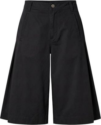 Mr & Mrs Italy Bermuda a gamba larga - - Shorts - Donna - Nero - 2XS