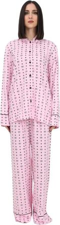 Chiara Ferragni Pyjama - Dames - Nachtkleding & Lounge - Roze - Maat: XS Katoen