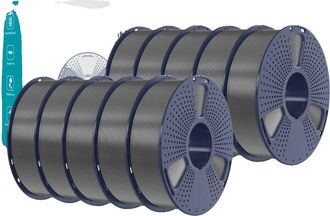 OEM Filamento Para Impresora 3d, Alta Resistencia, Petg, Sin Burbujas, 10 Kg, Gris