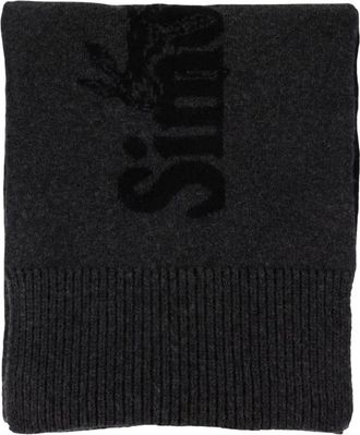 Simone Rocha Sciarpa con decorazione - Nero