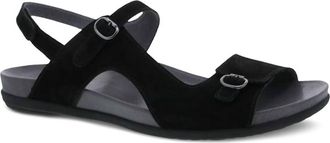 Dansko Womens Jordyn Sandal In Black Nubuck