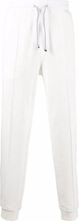 Brunello Cucinelli Off-White Drawstring Jogger Pants, Size 4XL