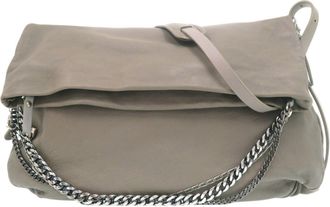 Jimmy Choo London Leather Shoulder Bag (Pre-Owned)