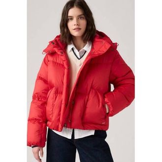 Levi's gewatteerde jas rood