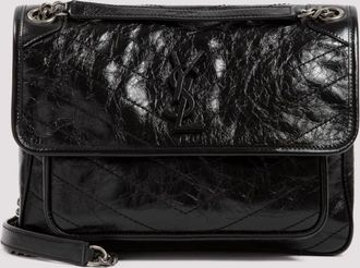 Saint Laurent Black Niki Medium Shoulder Bag