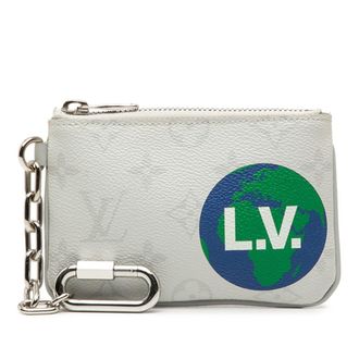 Louis Vuitton Multi-Color White Pvc Coin Purse/Coin Case (Pre-Owned)