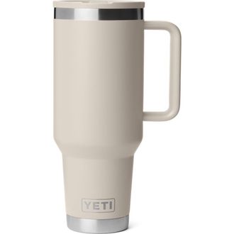 Yeti Rambler 40-Ounce Travel Straw Mug in Cape Taupe at Nordstrom
