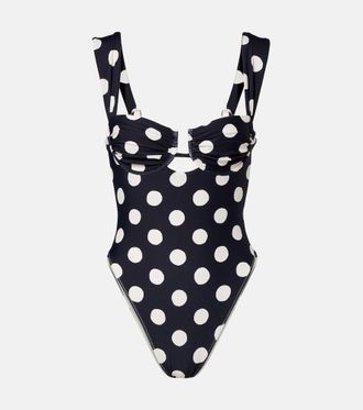 Montce Swim Ba&ntilde;ador Bella con lunares