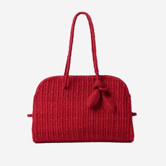 Jacquemus Tourismustasche aus Raffiabast von Jacquemus